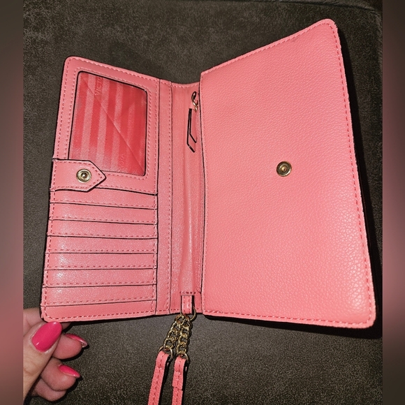 Full Sized Pink Colored Wallet from Victoria Secrets NWOT - Picture 2 of 4
